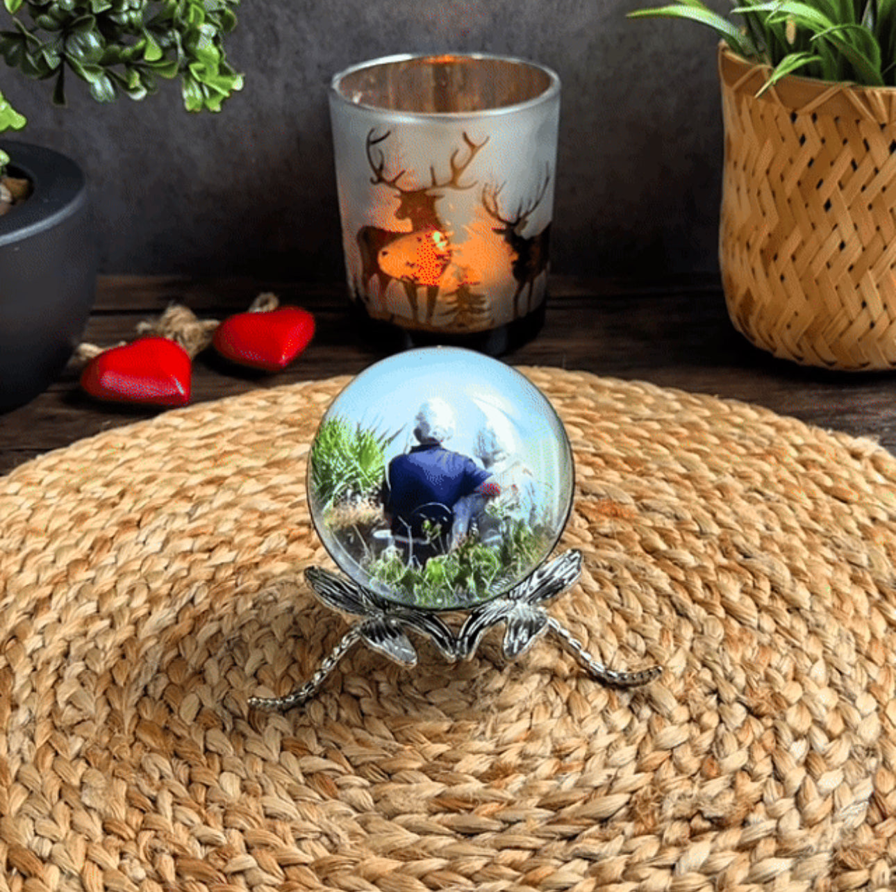 MemoryBall - Sfera con display personalizzabile