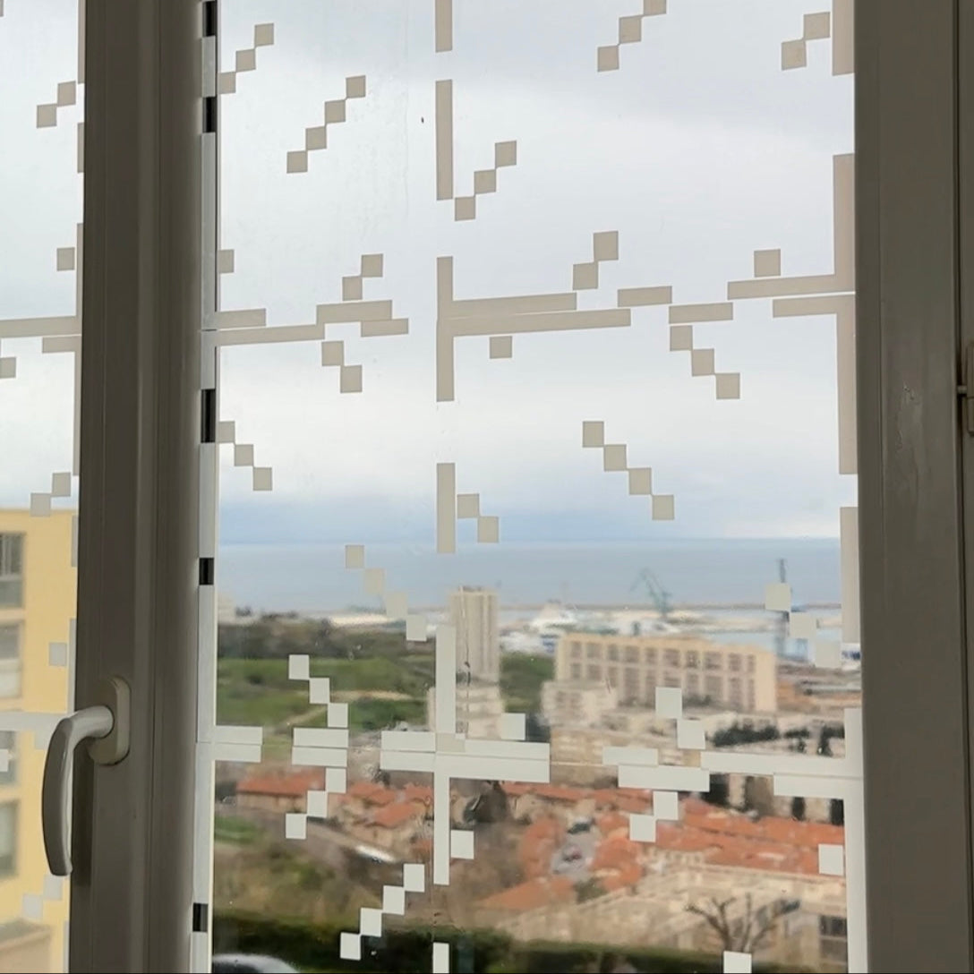 PixelGlass® - Adesivo senza colla per finestre