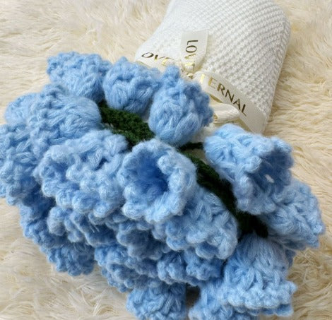 Coperta di fiori fatta a mano