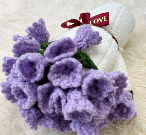 Coperta di fiori fatta a mano