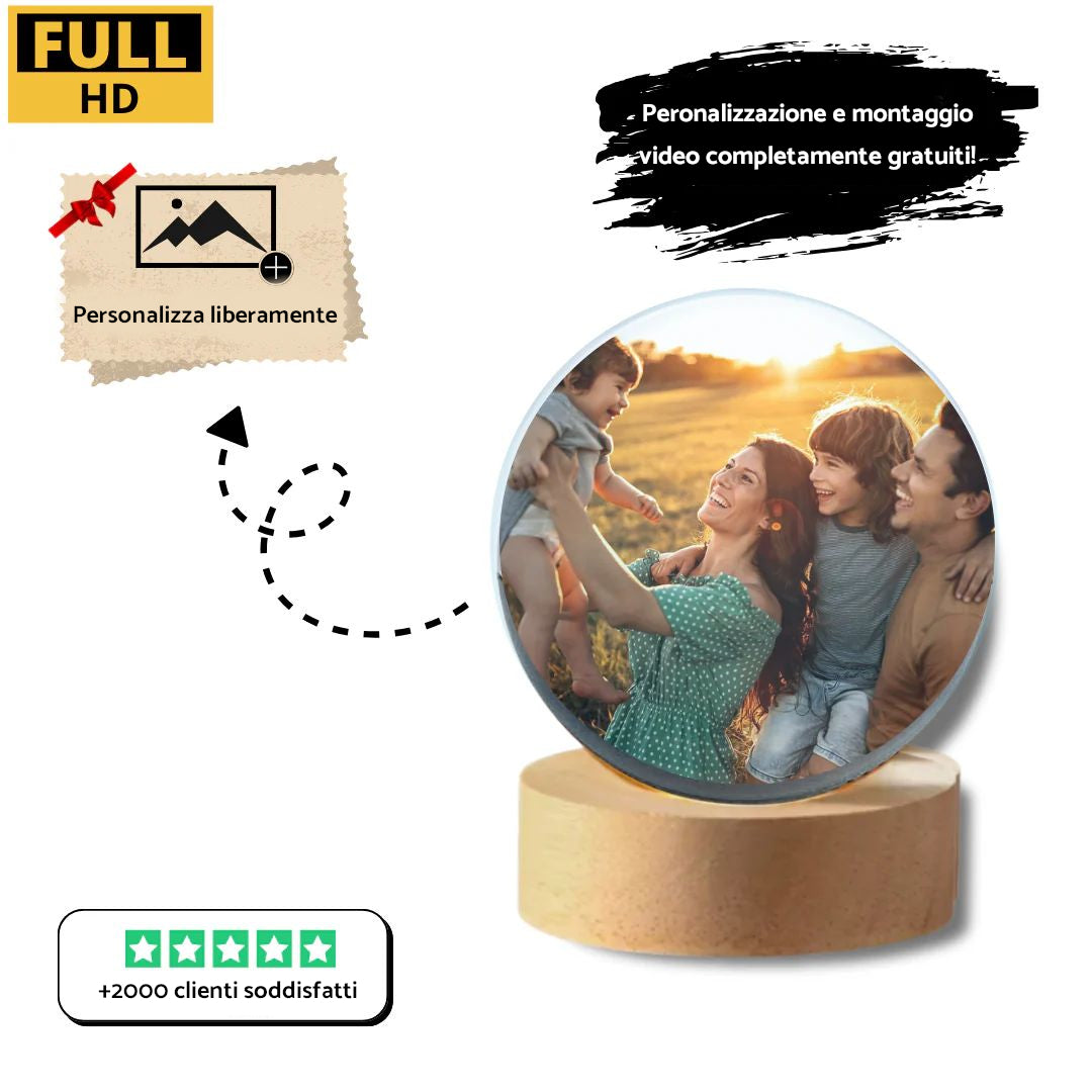 MemoryBall - Sfera con display personalizzabile