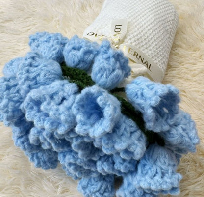 Coperta di fiori fatta a mano